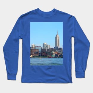 Manhattan Skyline as Seen From Hoboken, NJ Long Sleeve T-Shirt